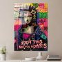 Wallity Cuadro Decorativo de Vidrio Templado Multicolor 70 x 100 cm